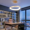 Миниатюра фото подвесная люстра с пультом ду citilux genka smart cl756a042 | 220svet.ru