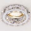 Миниатюра фото встраиваемый светильник ambrella light crystal k112 cl/ch | 220svet.ru