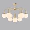 Миниатюра фото потолочная люстра на штанге lumion vivien 6580/9c золотой | 220svet.ru