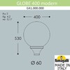 Миниатюра фото уличный фонарь на столб fumagalli globe 400 modern g41.b40.000.lye27 | 220svet.ru