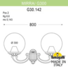 Миниатюра фото светильник уличный настенный fumagalli mirra/g300 g30.142.000.bxe27 | 220svet.ru